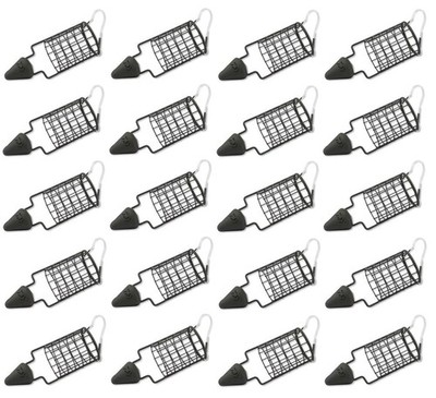 20x Daiwa Futterkorb N´ZON Dist Cage Feeder L 40g Bulk XXL Packung