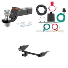 CURT Class 3 Towing Kit Trailer Hitch, Wiring, Ball Mount - 13406, 56350, 45836