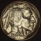 1937 Buffalo Nickel - GEM BU UNCIRCULATED - Blazing Luster & Original Surfaces