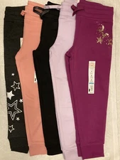 NWT Girls Jumping Beans Softest Fleece Jogger Sweatpants assorted sizes & colors