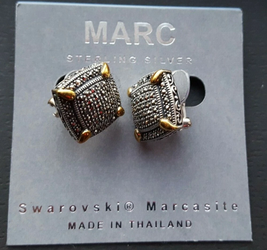 Swarovski marcasite earrings deals