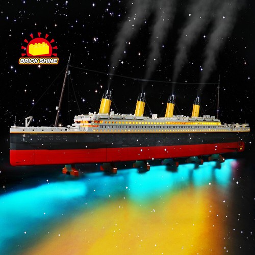 Brick Shine - LED Light Kit for Lego Titanic 10294 W/T Smoke System (NEW) - 第 4/27 張圖片