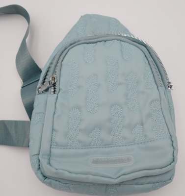 Aeropostale BABY Blue Crossbody/Sling Backpack With Strap 12x8x3 | eBay Aeropostale BABY Blue Crossbody/Sling Backpack With Strap 12x8x3 | eBay