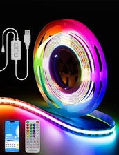 Rgb Smart Ic Cob Led Strip Light Color Chasing5v Usb Ullisted Multicolor Flexibl