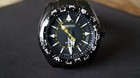 Seiko Kinetic Land ProspeX SUN047 GMT black quartz 47mm watch date @4.30 5M85