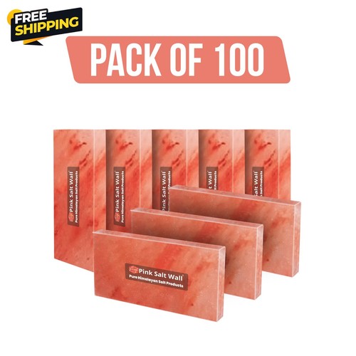 Ladrillos de sal del Himalaya, baldosas de sal 8x4x1 paquetes múltiples para paredes de sal spa sauna - Imagen 82 de 105