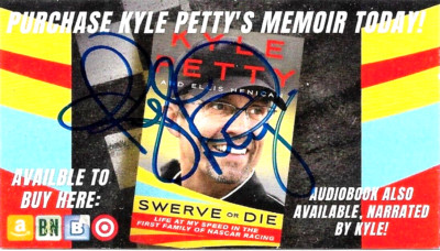 KYLE PETTY signed business card NASCAR GREAT #42 (VAR 2) 1