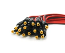 DC Power Pigtail Cable 18AWG 21.1X5.5 Camera Wire Plug 12V 5A Cord Male LOT