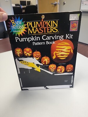 Vintage Fun 1999 Pumpkin Masters - 8 New Patterns Volume 10 - Stencils Only