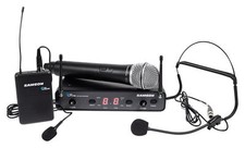 Samson Concert 288 UHF Headset Wireless Microphone Mic For Church Sound Systems