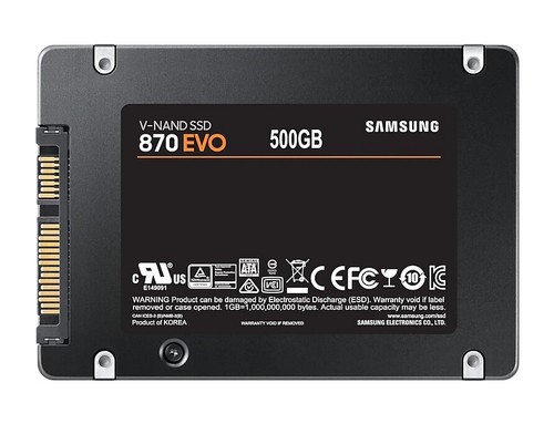 Original Samsung 870 EVO SATA 2.5" SSD 500GB 560/530 MB/s Speeds MZ-77E500B - 第 2/8 張圖片