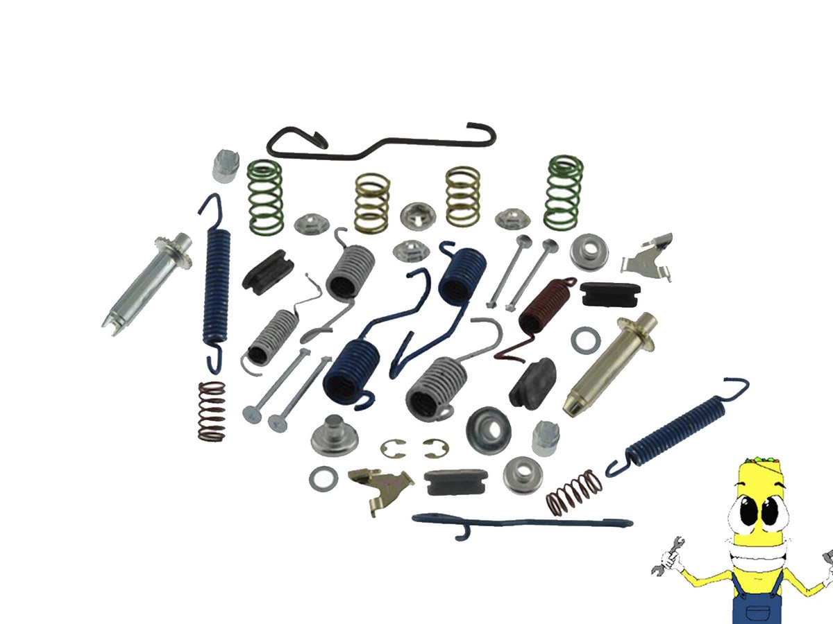 Complete Front Brake Drum Hardware Kit for Chevy Impala 1963
