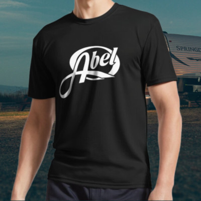 Abel Reels Fly Fishing Classic Active Logo T-Shirt Funny Size S to 5XL