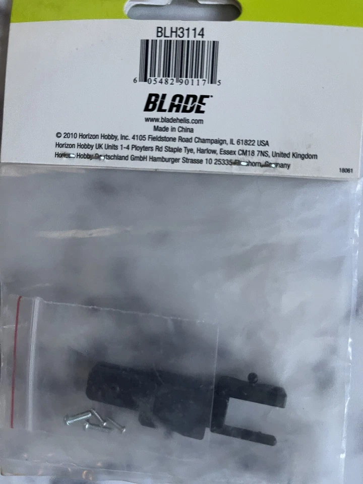 Blade BLH3114 Main Blade Grips W/Hardware: 120SR NewInPack - Image 2 of 2