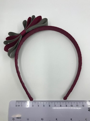 Wine and Grey School Hair Accessories - Picture 50 of 70