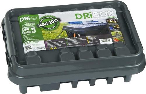 Weatherproof Electric Box for Outdoors - Dribox Black - Choose from 3 Sizes - Picture 26 of 50