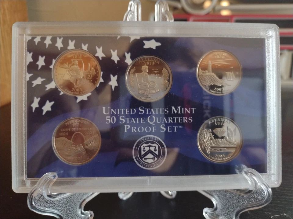 2003 U.S. Mint Proof Set San Francisco With State Quarters - Image 4 of 4