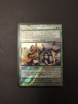 Magic the Gathering MTG Betrayers of Kamigawa Launch Promo Budoka Pupil Foil LP