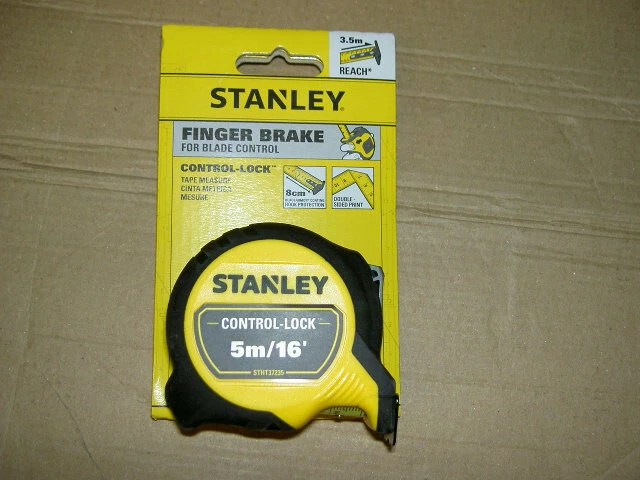 STANLEY® CONTROL-LOCK Pocket Tape 5m/16ft (Width 25mm) model stht37235-5 new