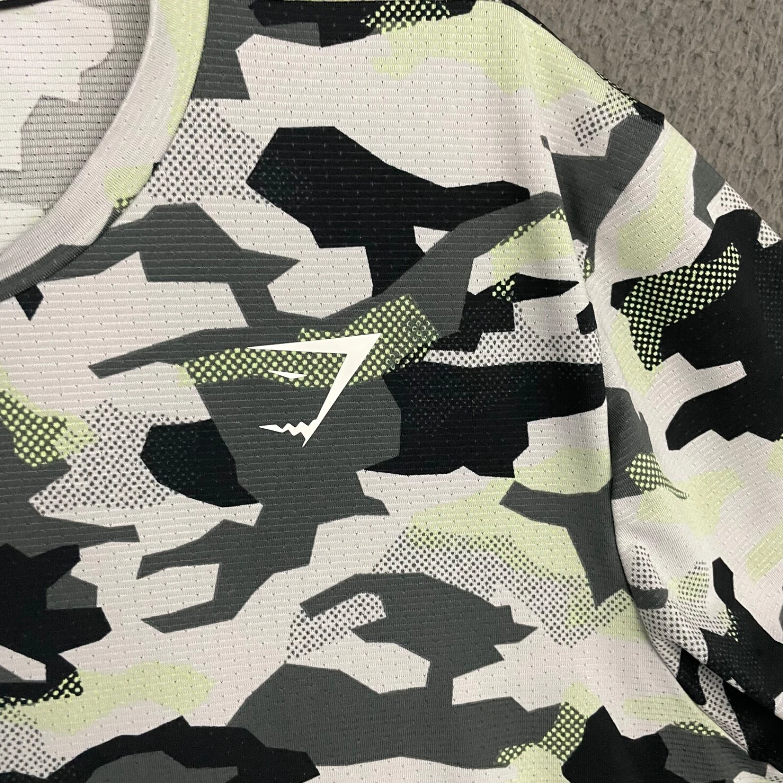 gymshark camouflage workout gym dad activewear shirt