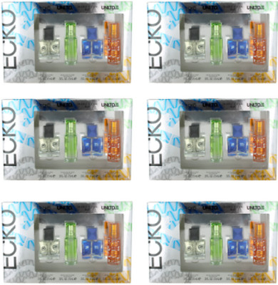 Marc Ecko (M) 4-teiliges Set: Miniatur EDT 0,5 oz Spr SW - 6 PK