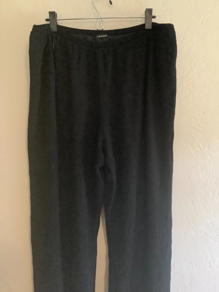 Pantalones Suéter J. Peterman Mezcla de Lana Tejido Pierna Ancha Forrados Mujer XL Acogedores Usados en Excelente Condición Foto 2 de 4