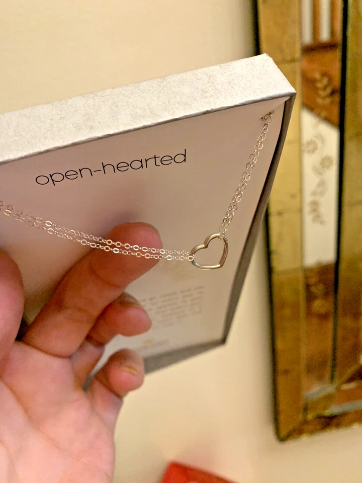Collar Disney Dogeared corazón cadena plata niña regalo cumpleaños vacaciones🌈 - Foto 4 de 4