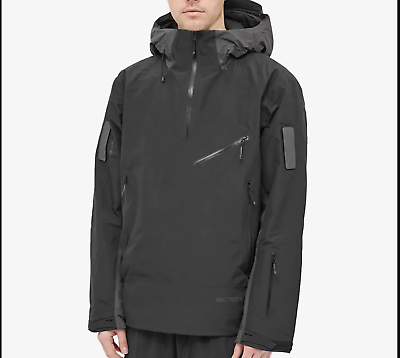 NEW ARCTERYX SYSTEM A AXIS INSULATED ANORAK BLACK JACKET NEW ARCTERYX SYSTEM A AXIS INSULATED ANORAK BLACK JACKET