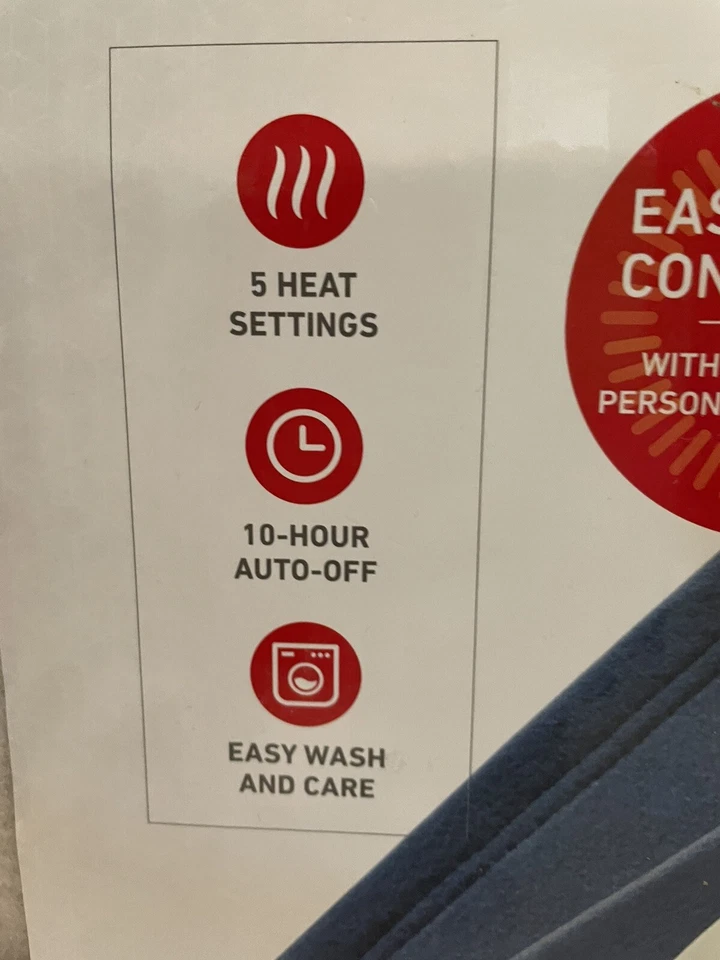 Manta térmica polar Sunbeam bronceada tamaño completo 5 ajustes térmicos 60,00 Foto 2 de 4