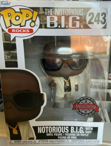Funko pop! The Notorious Rocks B.I.G with Suit Special Exclusive 243