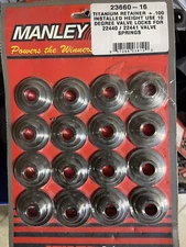 Manley 23660-16 10 Degree Titanium Retainers