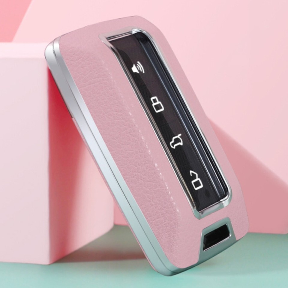 PC+Leather Car Remote Key Fob Cover Suitable For Great Wall GWM Wey
