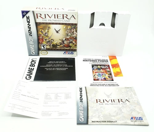 2005 Nintendo Game Boy Advance GBA Riviera: The Promised Land Complete CIB RARE!