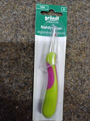 GRÜNDL Nahttrenner mit ergonomischen Softgriff Pfeiltrenner, Saumtrenner, Nähte