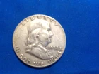 1952 Franklin Half Dollar (lt green/green)
