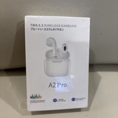 A2 Pro New & Sealed BT Earphones Wireless TWS 5.3 Headphones In ear Buds Mic