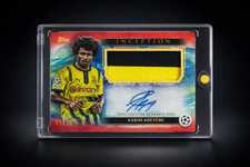 🔥 2024-25 TOPPS INCEPTION KARIM ADEYEMI PATCH AUTO /10 MATCH WORN ELITE RARE 🔥
