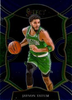 Jayson Tatum 2020-21 Panini Select #41 Blue Boston Celtics