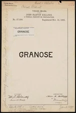 John Harvey Kellogg for Granose brand A Cereal Product or Preparation
