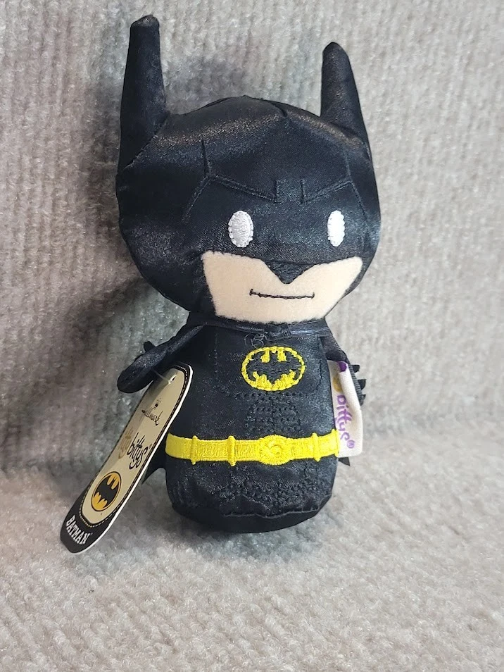 Hallmark Itty Bittys DC Comics SOFT BATMAN 5" Plush STUFFED Animal Toy - Image 3 of 4