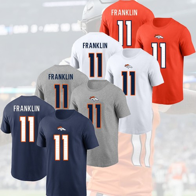 #ad HOT HOT Troy Franklin #11 Denver Broncos 2025 Player Name amp; Number for Fan $26.99