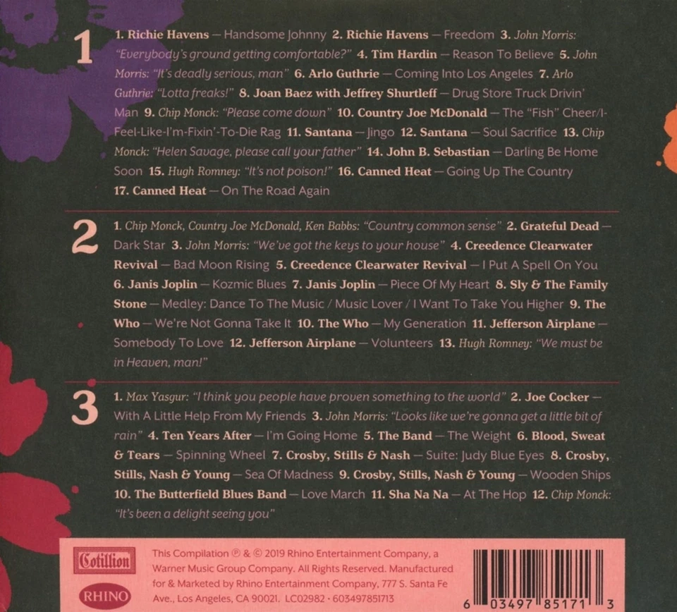 Various - Woodstock: Back To The Garden (50th Anniversary Collection) (3-CD) ... - Bild 2 von 4