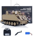 US Stock 1/16 Tongde Infrared RC Tank M2412B M113A1 ACAV 360Rotation Smoke Sound — photo 4