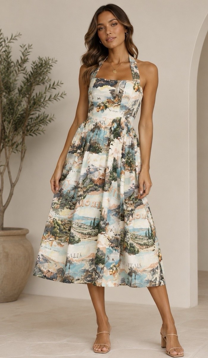white closet elements blue dress Scenic Italy drop waist Women's Medium Linen Blend Size:Girls L (10-12) Finished with dainty picot silk_kimono Black Satin Mini Dress: