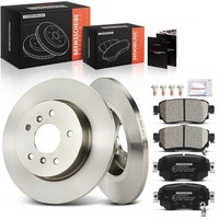 Frankberg Bremsscheiben + BelÄGe Hinten FüR Nissan Qashqai J11 + Renault Kadjar