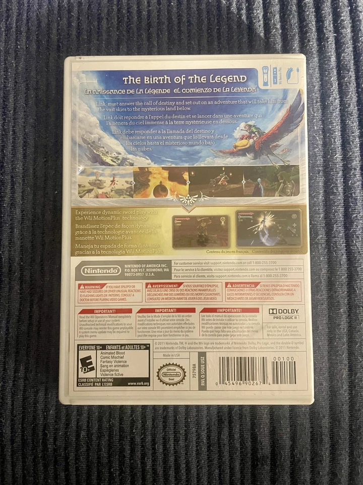 The Legend of Zelda: Skyward Sword (Wii, 2011) + 25th anniversary Orchestra CD - Image 4 of 4