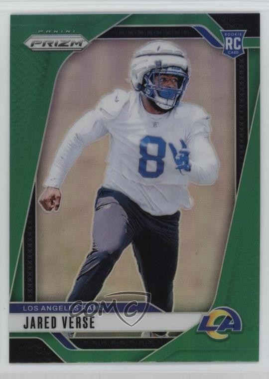 2024 Panini Prizm Rookies Green Prizm Jared Verse #341 08o7