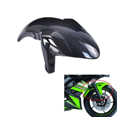 FTD 100% Carbon Fiber Front Fender Fit for Kawasaki Ninja 2017-2025 650R Z650