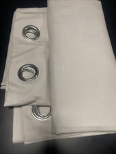 Pair of Lined Eyelet Curtains L229cm x W168cm Good Condition Bargain Price