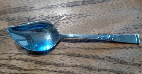 Vintage Sterling Silver .925 (36g) -- Reed & Barton "Classic Rose" Jelly Spoon